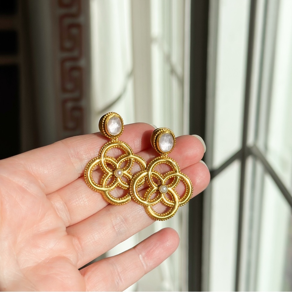 Julie Vos Gold Chloe Earrings - Picture 3 of 4
